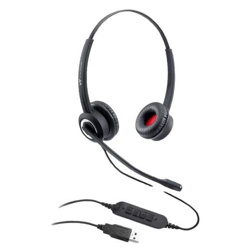 Auricular VT6300 ENCx2 con cable USB